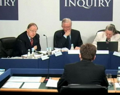 campbell at Iraq inquiry: Chilcot Iraq inquiry