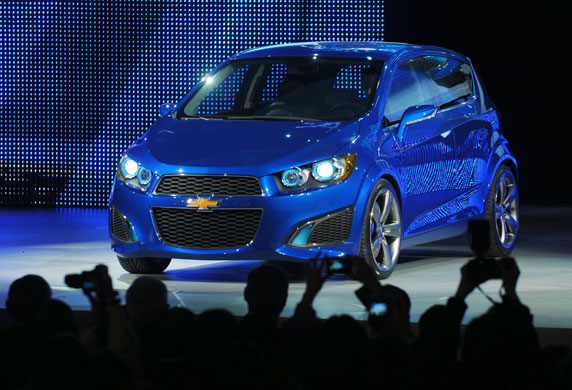Green cars in Detroit: Chevrolet introduce the Aveo RS show car