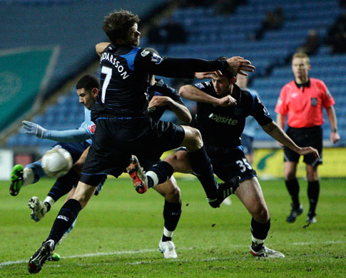 FA Cup 3rd Round: Coventry City's Best opens the scoring against Portsmouth