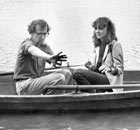 Woody Allen and Diane Keaton in Manhattan