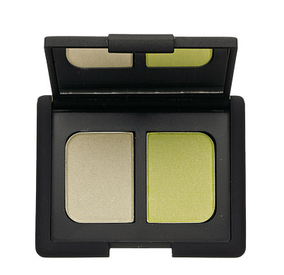 Lauren Luke goes green: Green make-up, Nars eyeshadow