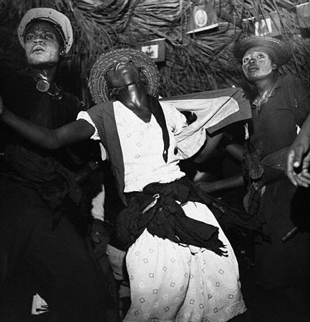 History of Haiti: A woman has become possessed after hypnotic chants and drumming in Haiti