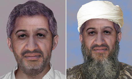 Digitally enhanced photo of Osama bin-Laden