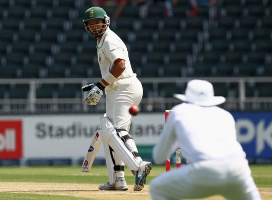 South Africa Test: South Africa's Ashwell Prince is caught out by Graeme Swann