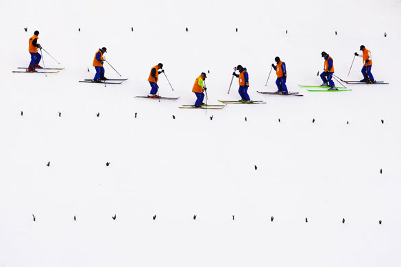 24 Hours in Pictures: FIS World Cup ski jumping in Sapporo, Japan