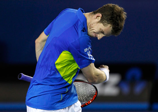 tennis: Murray reacts