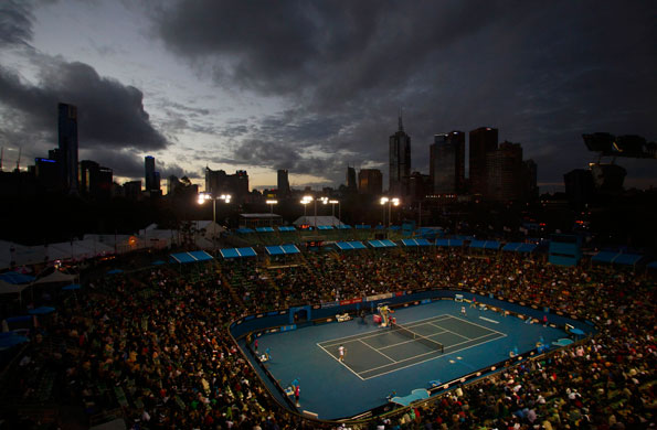 tennis: Night falls on Margaret Court Arena