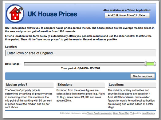 Government data: uk house prices
