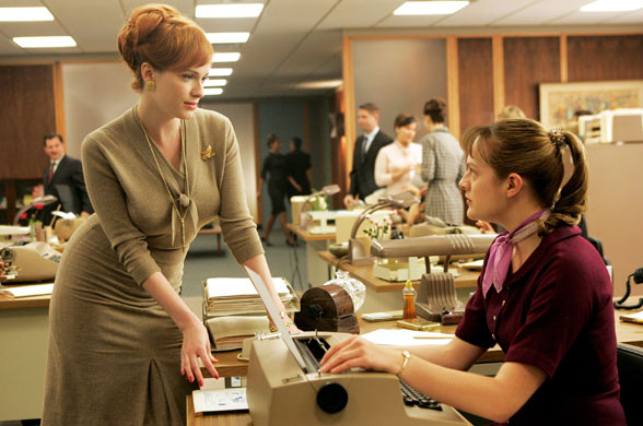 Mad Men series 1 & 2: Christina Hendricks and Elisabeth Moss in Mad Men series 1 
