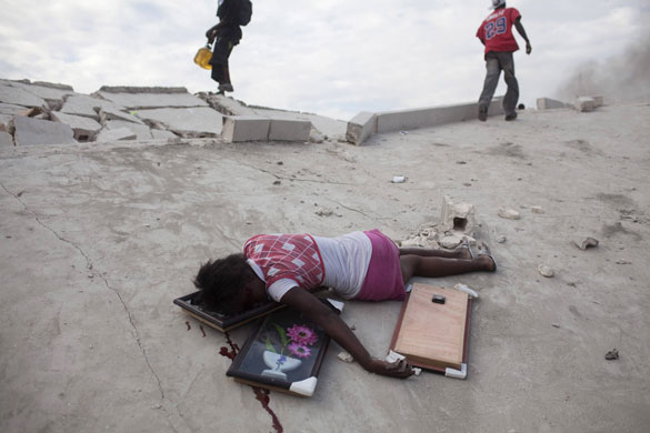haiti aftermath: Fifteen-year-old Fabianne Geismar shot for looting in HAiti