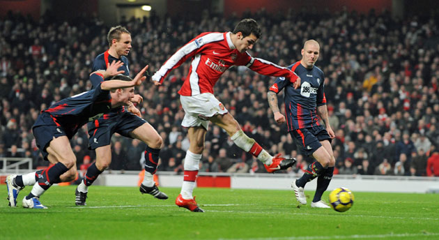 Wednesday Footie: Fabregas scores the equaliser