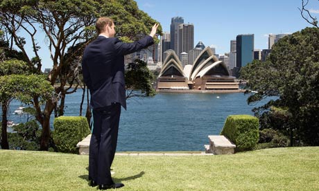 prince william australia. Prince William visits