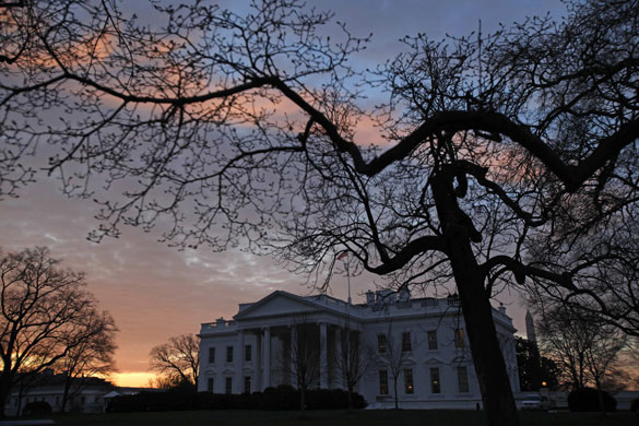 Week in Business: The White House at sunrise