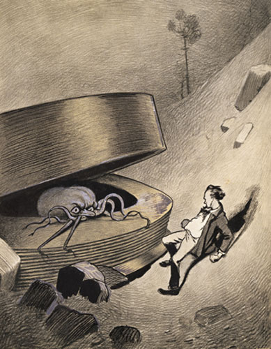 Aliens: Illustration from The War Between the Worlds