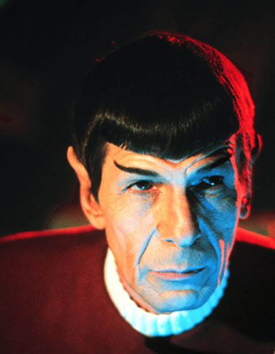 Aliens: Leonard Nimoy as Mr Spock in Star Trek: The Wrath of Khan