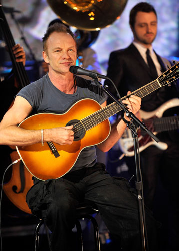 Haiti Telethon: Sting