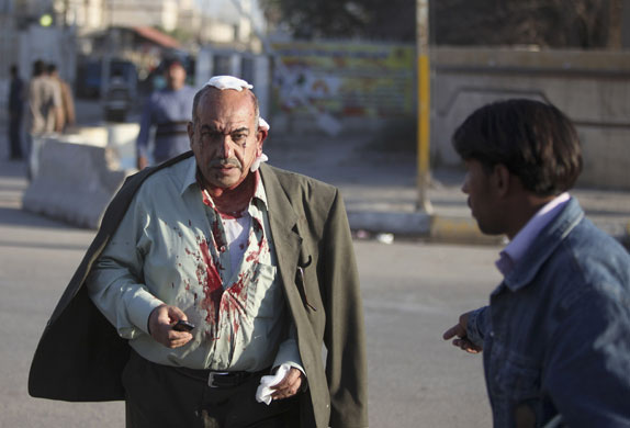 bombs in  baghadad: car bomb attack in Baghdad