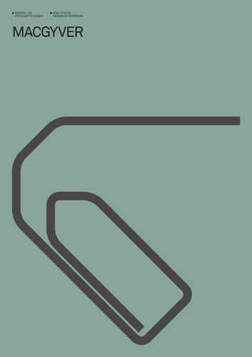 Exergian: MacGyver poster created by Albert Exergian