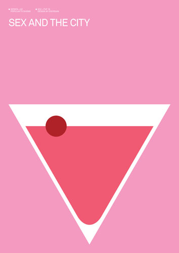 Exergian: Sex and the City poster created by Albert Exergian