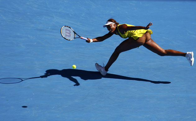 Tennis fashion: Venus Williams during the Australian Open 2010