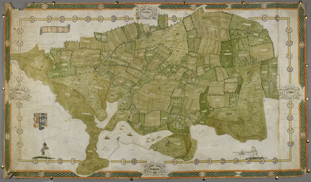 British Library Maps: JOHN DARBY, Plan of the Parish of Smallburgh, 1582