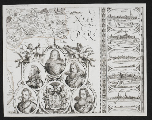 British Library Maps: Erhard Lubin, Nova Illustrissimi Principatus Pomeranie Descriptio, 1618