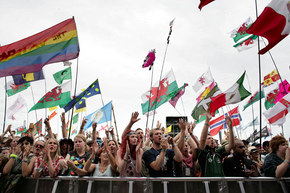 oxfam haiti impression: Glastonbury Festival  2009
