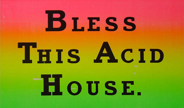 oxfam haiti auction: Jeremy Deller 'Bless This Acid House' print, for Oxfam Haiti