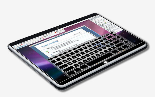 tablet gallery: Concept of the new tablet computer by apple called itablet or islate