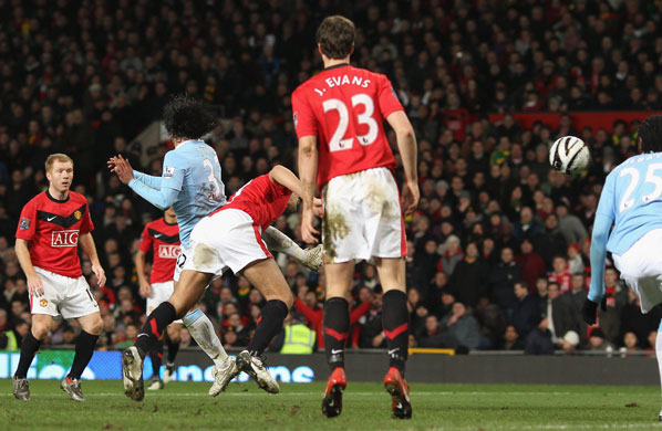 league cup: Manchester United v Manchester City - Carling Cup Semi Final