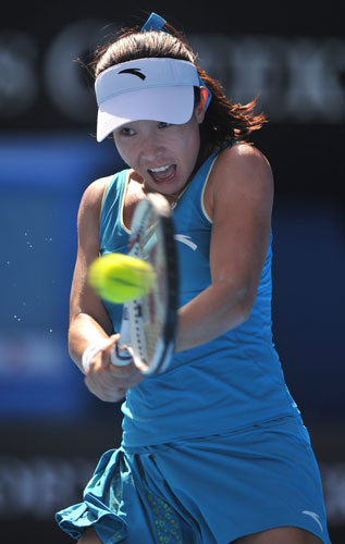 Aus Open day 11: Jie Zheng of China
