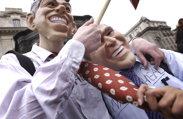 2003 three months to war: Anti-Iraq War Rally London