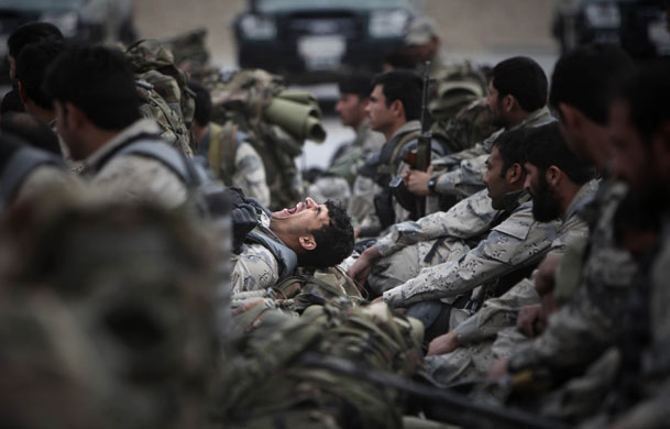 24 hours in pictures: Jalalabad: Members of Afghan Border Police's quick reaction team