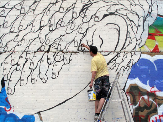 In Pictures: Creation: graffiti artist