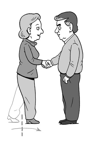 Russian gesture: welcome