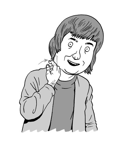 Russian gesture: Let's Drink