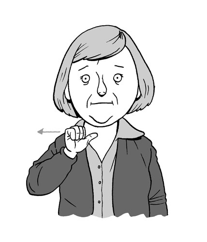 Russian gesture: i'm full