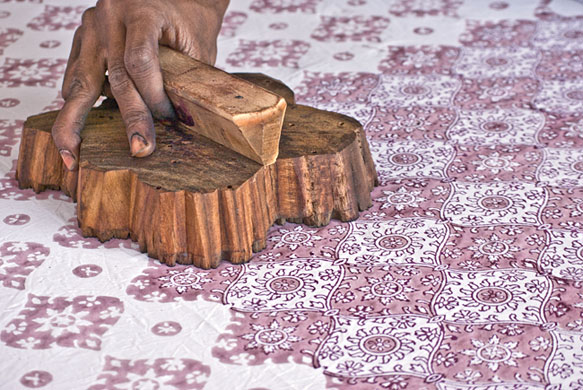 new tailoring: Rajasthani print making