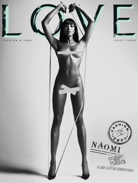 Love magazine – Naomi Campbell