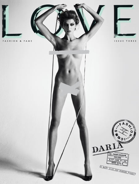 Love magazine – Daria Werbowy