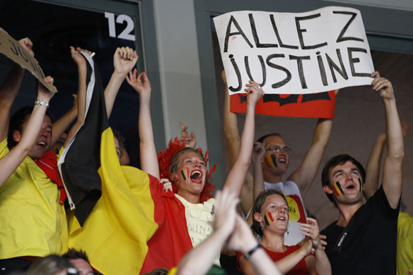 Aussie Open Women's Final: Henin's fans are in fine voice