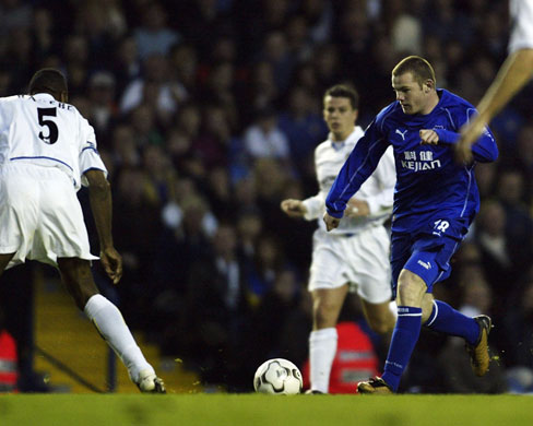 Rooney's goals: Rooney scores against Leeds