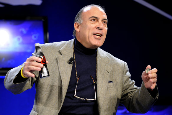 Davos update: President CEO of The Coca-Cola Company, Muhtar Kent World Economic Forum 