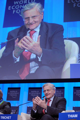 Davos update:  Jean-Claude Trichet  World Economic Forum Davos