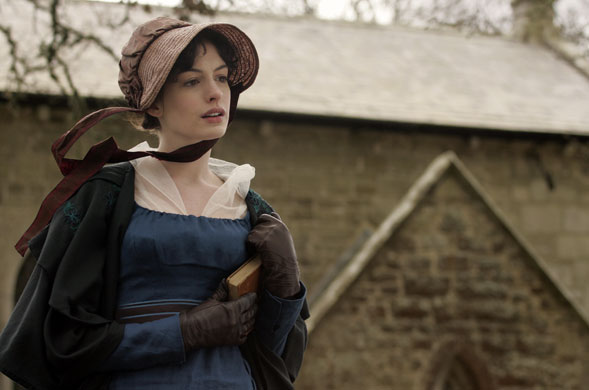 Writers in films: Anne Hathaway in the film Becoming Jane