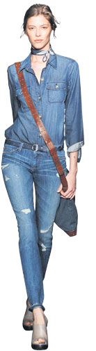 Brilliant basics: Banana Republic denim shirt