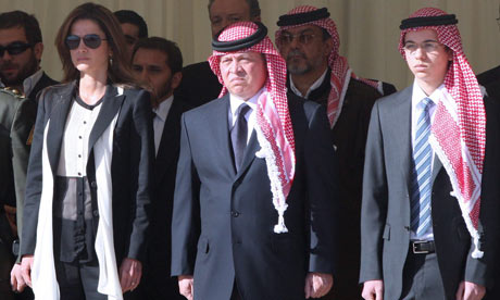 king abdullah ii wedding. King Abdullah II of Jordan at