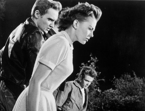 Dennis Hopper: Rebel Without A Cause, 1955, Dennis Hopper with Natalie Wood and James Dean