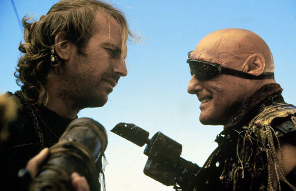 Dennis Hopper: Kevin Costner And Dennis Hopper in Waterworld, 1995