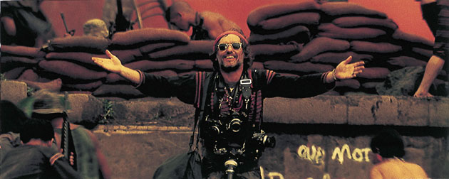 Dennis Hopper: Dennis Hopper in Apocalypse Now, 1979, directed by Francis Ford Coppola